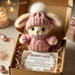 🔥Sidste dag: KØB 3 FÅ 1 GRATIS - Håndlavet🐇Mini Bunny Hug Sød påskegave🎁