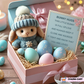 🔥Sidste dag: KØB 3 FÅ 1 GRATIS - Håndlavet🐇Mini Bunny Hug Sød påskegave🎁