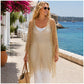 🏖️Sommerudsalg – 50 % RABAT❤️‍🔥JCUK sommer-cover-up i metallic-hækling – Let, flagrende og ubesværet stilfuld 🌊☀️