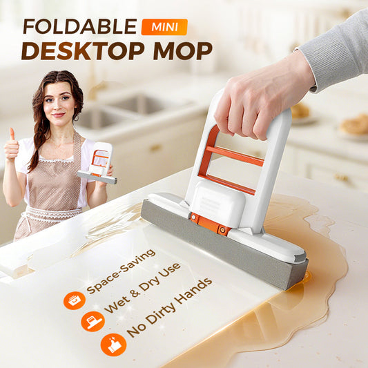 📢 KUN I DAG ⭐ Køb 2 og få 1 gratis 🧹 Mini Mop SELVVRINGENDE & bærbar