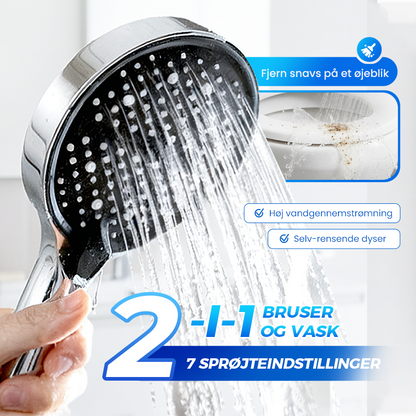 🚿Højtryksjusterbart regnbrusehoved✨