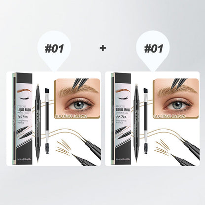 💕Buy 1 Get 1 Free💕2 in 1 Liquid Eyebrow Pencil -- Waterproof & Sweatproof