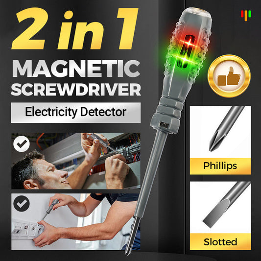 🔥2 i 1 stærk magnetisk skruetrækker med højt drejningsmoment Elektricitetsdetektor