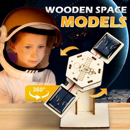 🚀Kreative modeller af kunstige satellitter i rummet🌍.