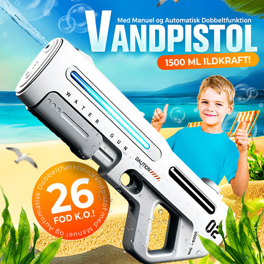 Elektrisk Vandblaster med LED Til Børn og Voksne på Lang Afstand