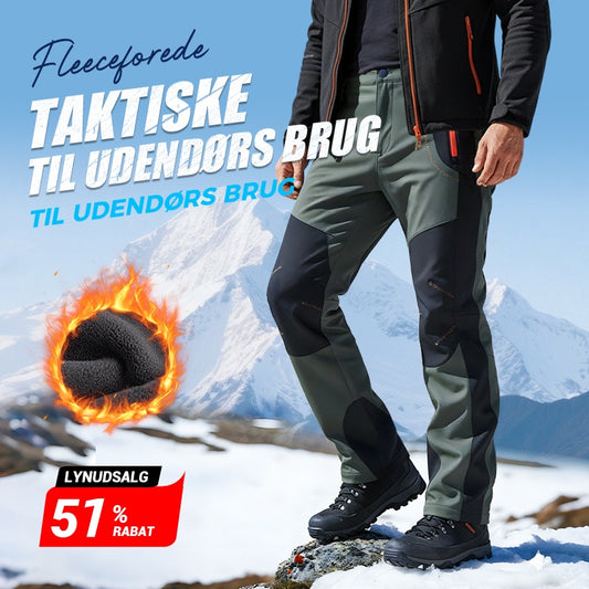 🍂Vindtæt, vandtæt og varm vandretursbukser med elastisk talje