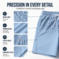 ⏳Limited-Time Special⏰Men's Geometric Print Collared Top & Shorts Set – Modern Pattern & Breathable Coordinated Look 🔷