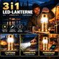 🏕️ KØB 2 – FÅ 1 GRATIS! Lanterne, lommelygte og powerbank – 3-i-1 campinglygte med solceller og IPX4