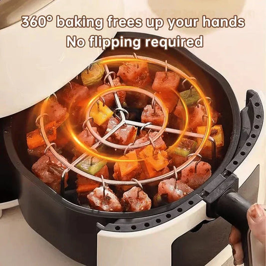 Gratis anti-skoldningshandsker i en begrænset periode🥩Air Fryer lodret kebabgrill + gratis varmebestandige handsker 🍤