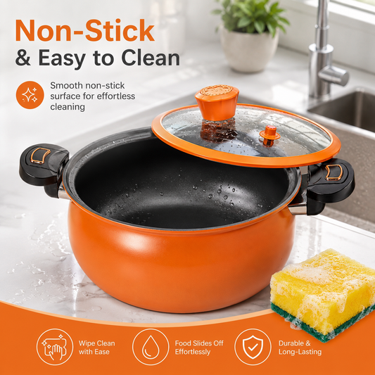 Non-stick Enamel Micro-pressure Pot
