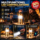 🏕️ KØB 2 – FÅ 1 GRATIS! Lanterne, lommelygte og powerbank – 3-i-1 campinglygte med solceller og IPX4