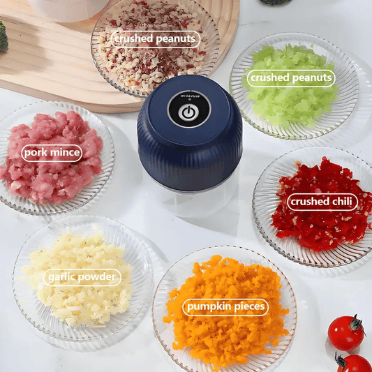 🧄 Køb 2 og spar ekstra! ⚡ Trådløs mini-hvidløgspresser — Kraftfuld og effektiv, nem at rengøre, et uundværligt køkkenredskab 🔪