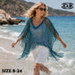 🏖️Sommerudsalg – 50 % RABAT❤️‍🔥JCUK sommer-cover-up i metallic-hækling – Let, flagrende og ubesværet stilfuld 🌊☀️