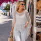 🏖️Sommerudsalg – 50 % RABAT❤️‍🔥JCUK sommer-cover-up i metallic-hækling – Let, flagrende og ubesværet stilfuld 🌊☀️
