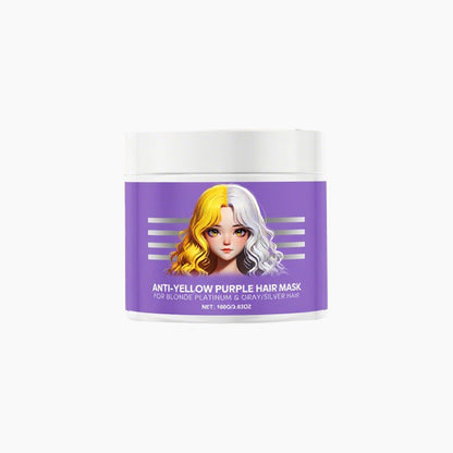 Anti-gulfarvning lilla hårmaske 💜 Sig farvel til røde reflekser! 💜