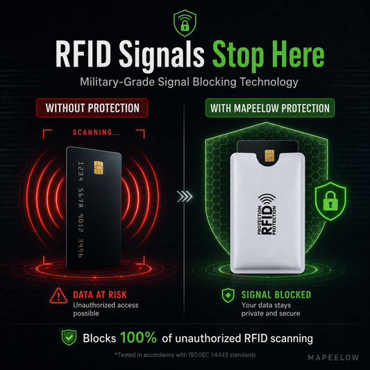 RFID-blokerende etuier til kreditkort