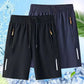 🔥TILBUD: 70 % RABAT🥰 Elastiske sommershorts til mænd💎Åndbare, lommer med lynlås og elastisk pasform🩳❄️