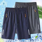 🔥TILBUD: 70 % RABAT🥰 Elastiske sommershorts til mænd💎Åndbare, lommer med lynlås og elastisk pasform🩳❄️