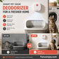 🔥50 % rabat i en begrænset periode! 🌬️Sig farvel til ubehagelige lugte med denne! Smart Quiet Pet Odor Eliminator