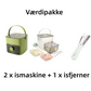 🧊Bærbar ismaskine med låg og opbevaringsboks (48 isterninger)