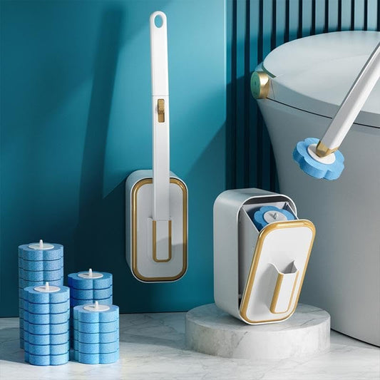 🔥NEW YEAR SALE⚡50K+ SOLD!🚽💦Disposable Replacement Wall-Mounted Innovative Toilet Brush Set✨