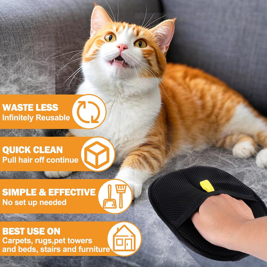 🎁KØB 1 FÅ 1 GRATIS🔥Handsker til hårfjerning af dyr🐱🐕.