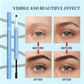 Water-resistant 2-in-1 mini eyebrow pencil and colored eyebrow gel