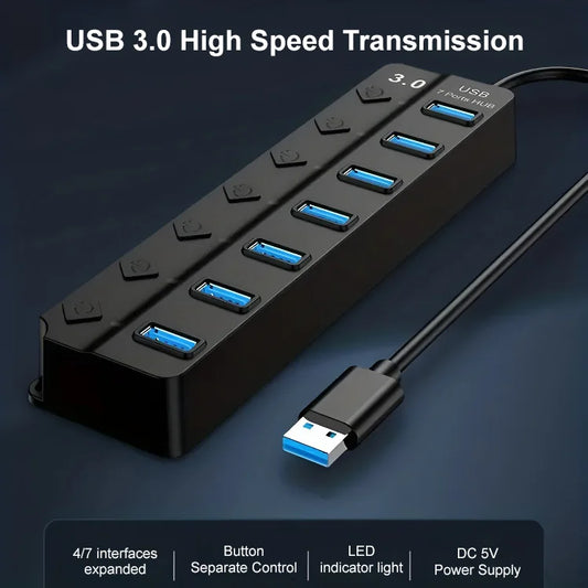✨💻USB-splitter med uafhængige kontakter