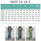 Kvinders sommermode Leaf Print Plus Size Bodysuit med elastisk talje