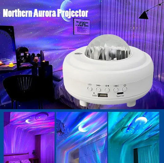 ⏳Begrænset tilbud: 50 % rabat⏰✨Nordlysprojektor🌌