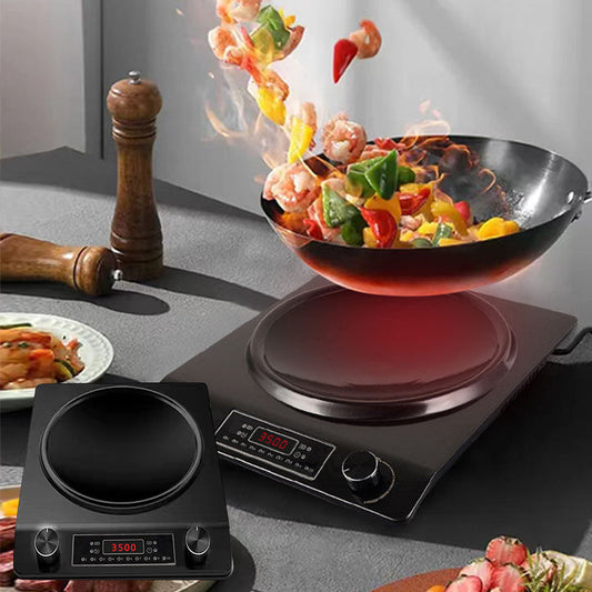 🥘 3500-watt induktionskogeplade, 10 temperaturindstillinger