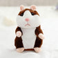 🐹 Særpris på sidste dag: 189,95 kr. !!!🔥⏰️Talende hamster-plysdyr – gentager det, du siger, og ryster automatisk på hovedet – sjovt 🎁