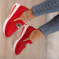 🔥2025 Hot Sale🔥Kvinders casual platform slip-on ortopædiske sneakers