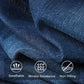 Højtaljede Cargo Vidde-Ben Stretch Jeans til Kvinder