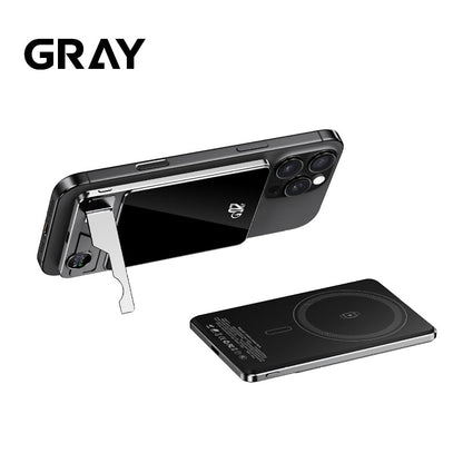 💯 Dual-function magnetic power bank with stand