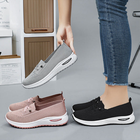 Letvægts åndbare slip-on fritidssko til kvinder
