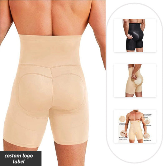 Højtaljede Butt Lifter Shapewear til mænd