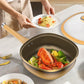 ⏳Tidsbegrænset tilbud⏰30 cm non-stick gryde med låg i titanlegering