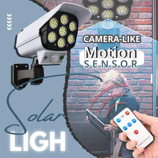 ✨2026 HOT SALE💥Kamera-lignende bevægelsessensor solcellelampe
