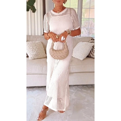 👗Casual hul-ud maxi-kjolesæt til kvinder | Boho-stemning✨