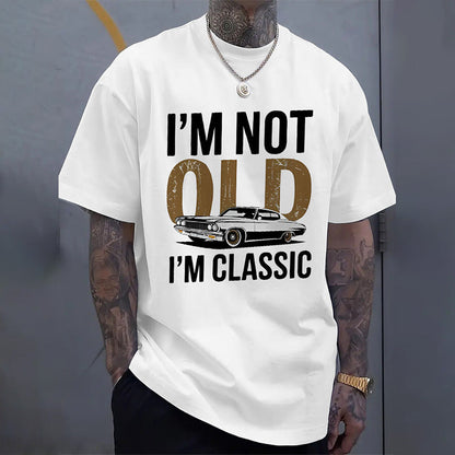 🔥2025 HOT SALE 50% RABAT🔥3D Retro bilprint Casual kortærmet T-shirt