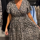 🔥Summer Hot Sale 55％ OFF💝Women’s Fashion Leopard Print Maxi Dress