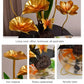 Luksuriøst kreativt lotusfiskebowl-ornament