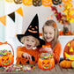 🎃👻Halloween-slikposer i form af græskar | Den genlukkelige lynlås forhindrer slikket i at vælte ud🍬