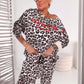 🐆 Chic leopardprintet sæt til kvinder – alsidigt til hverdags- og festlooks