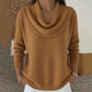 Elegant og behagelig sweater med krave til kvinder