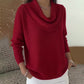 Elegant og behagelig sweater med krave til kvinder