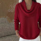 Elegant og behagelig sweater med krave til kvinder