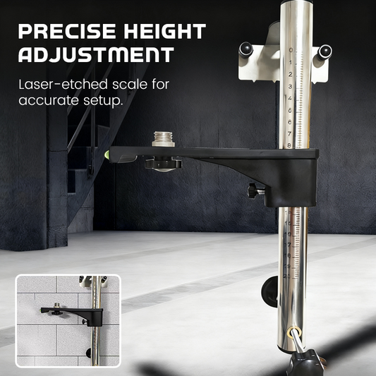 Justerbar laser-vægbeslag