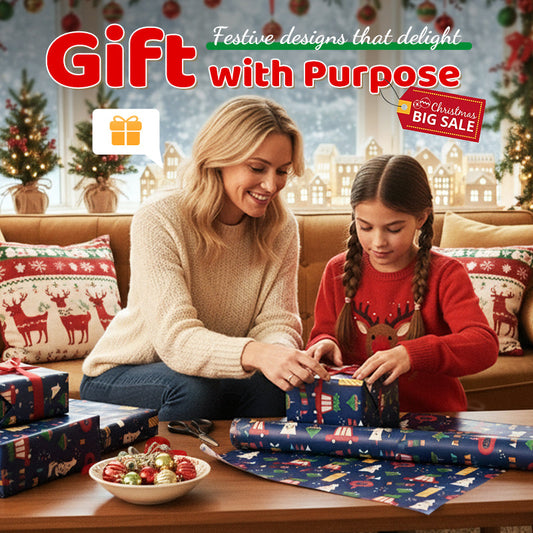 70*50cm Christmas Gift Wrapping Paper Sheet